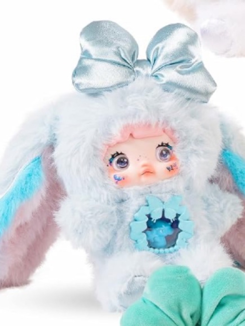 ✨NWOT✨ Nommi Plush Fantasy World Series Figure with Keychain in Pastel Blue